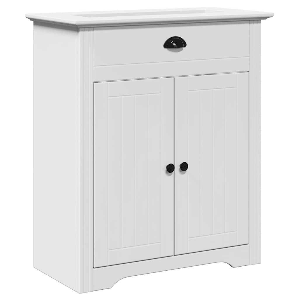 Bathroom Sink Cabinet "BODO" White 70x35x80 cm