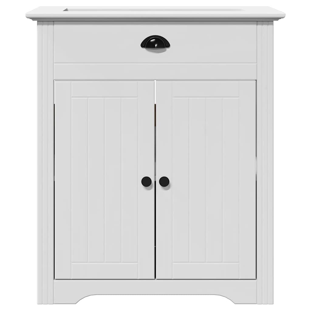 Bathroom Sink Cabinet "BODO" White 70x35x80 cm