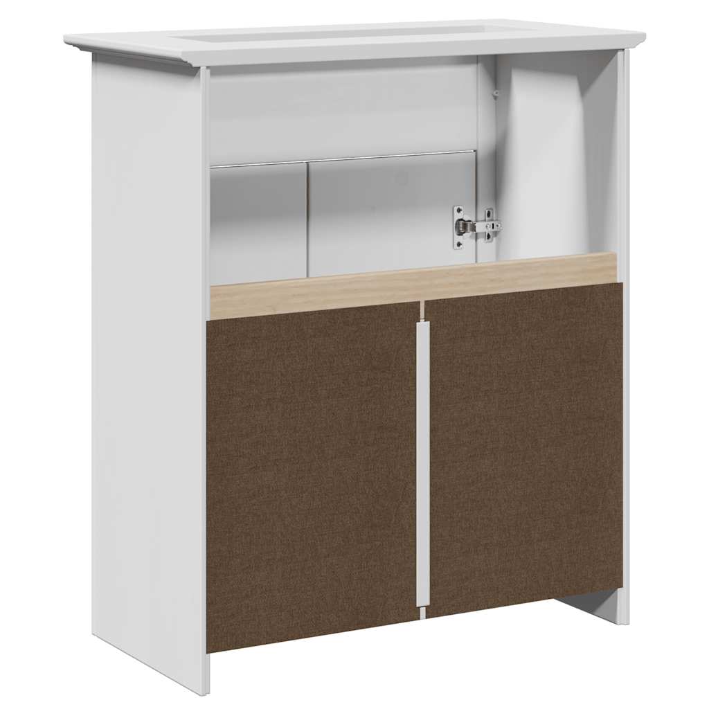 Bathroom Sink Cabinet "BODO" White 70x35x80 cm