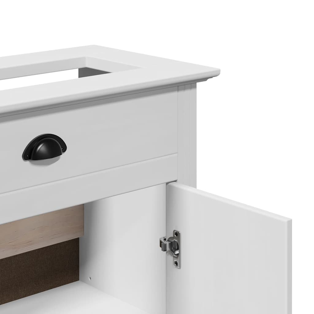 Bathroom Sink Cabinet "BODO" White 70x35x80 cm