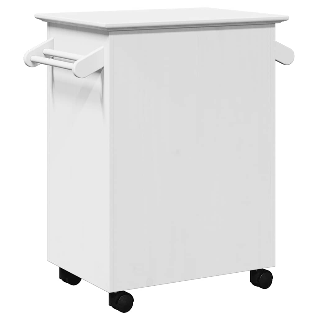 vidaXL Kitchen Trolley BODO White 72x45x80 cm