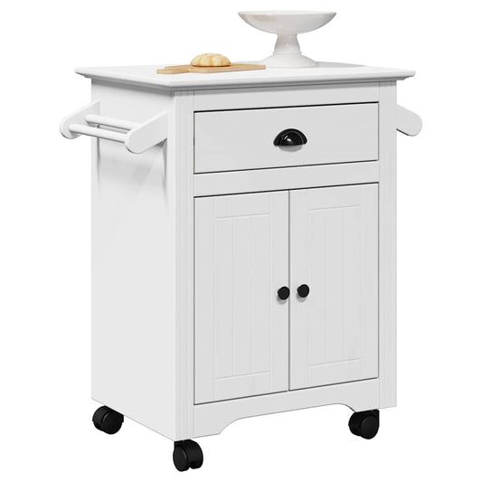vidaXL Kitchen Trolley BODO White 72x45x80 cm