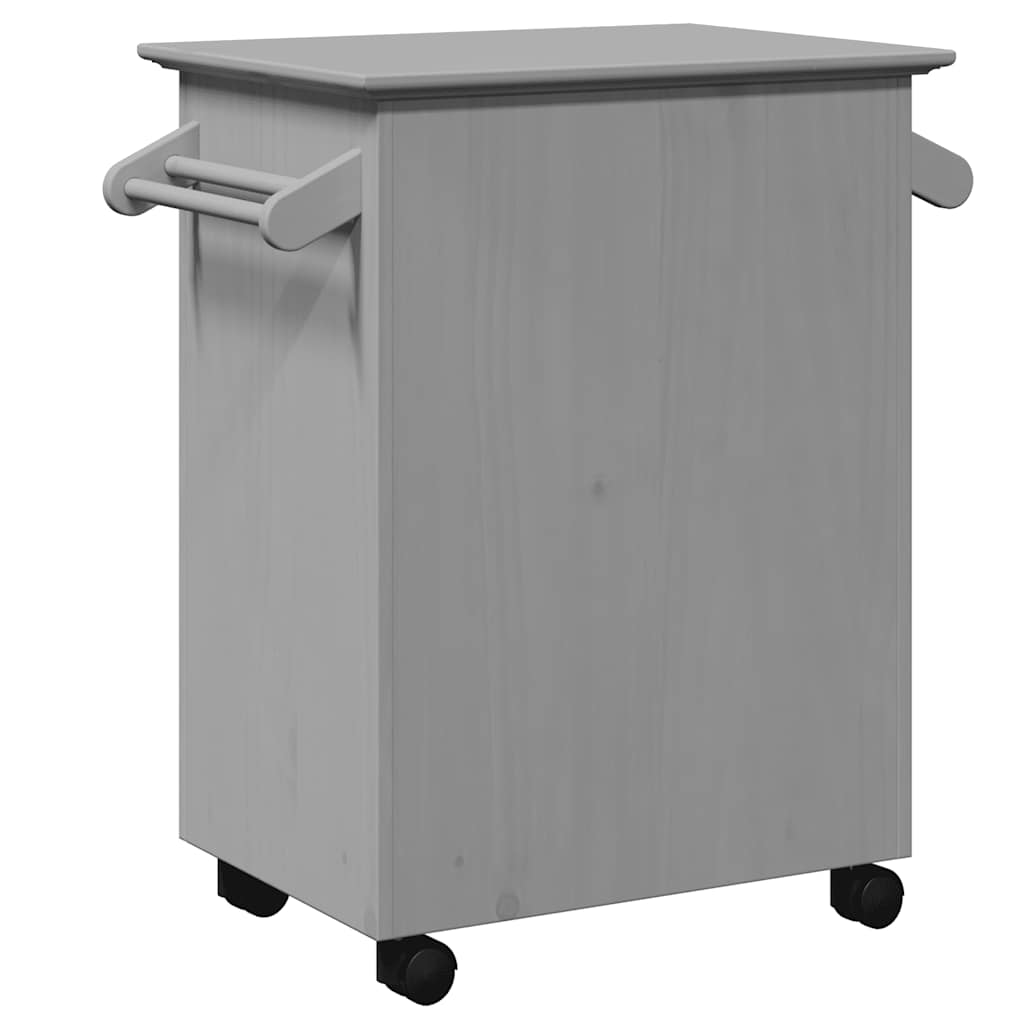 vidaXL Kitchen Trolley BODO Grey 72x45x80 cm