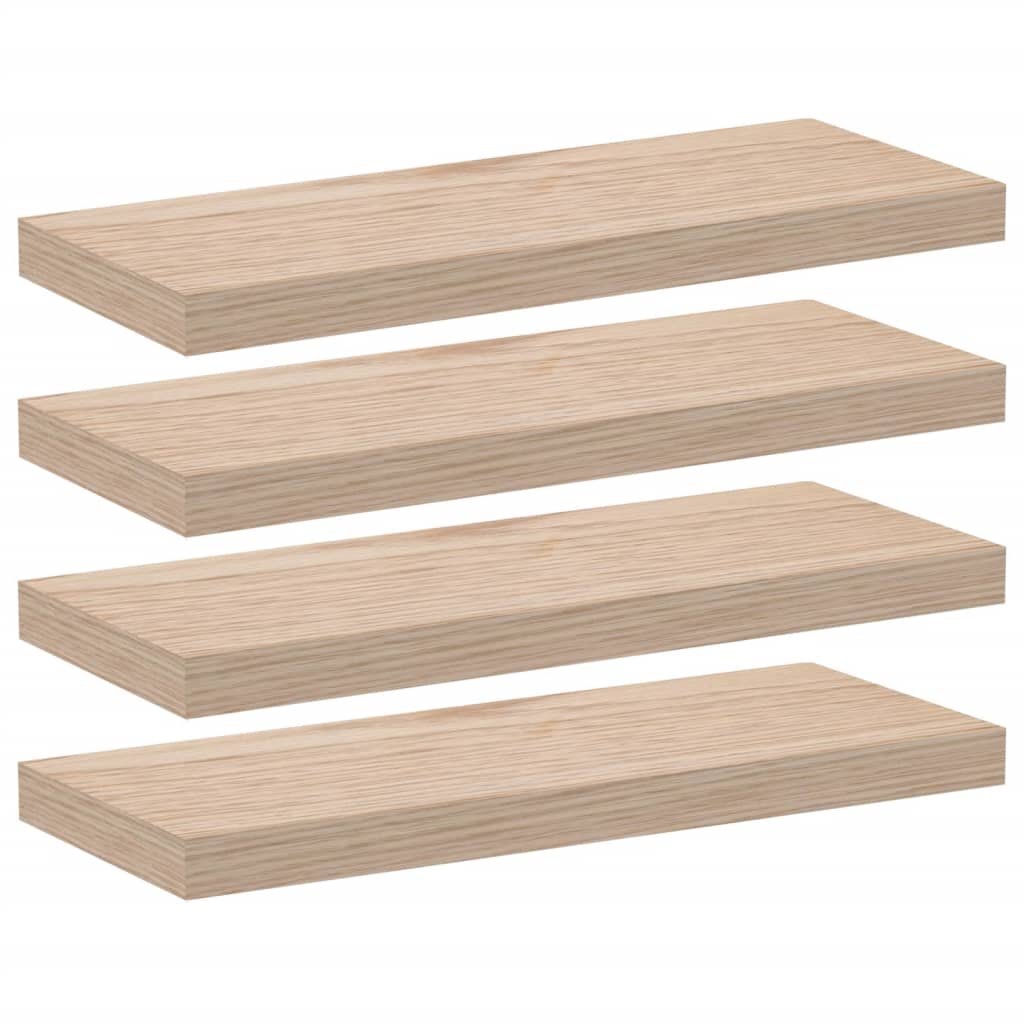 Floating Shelves 4 pcs 60x23.5x4 cm Engineered Wood