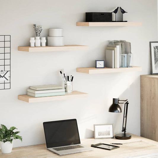 Floating Shelves 4 pcs 60x23.5x4 cm Engineered Wood