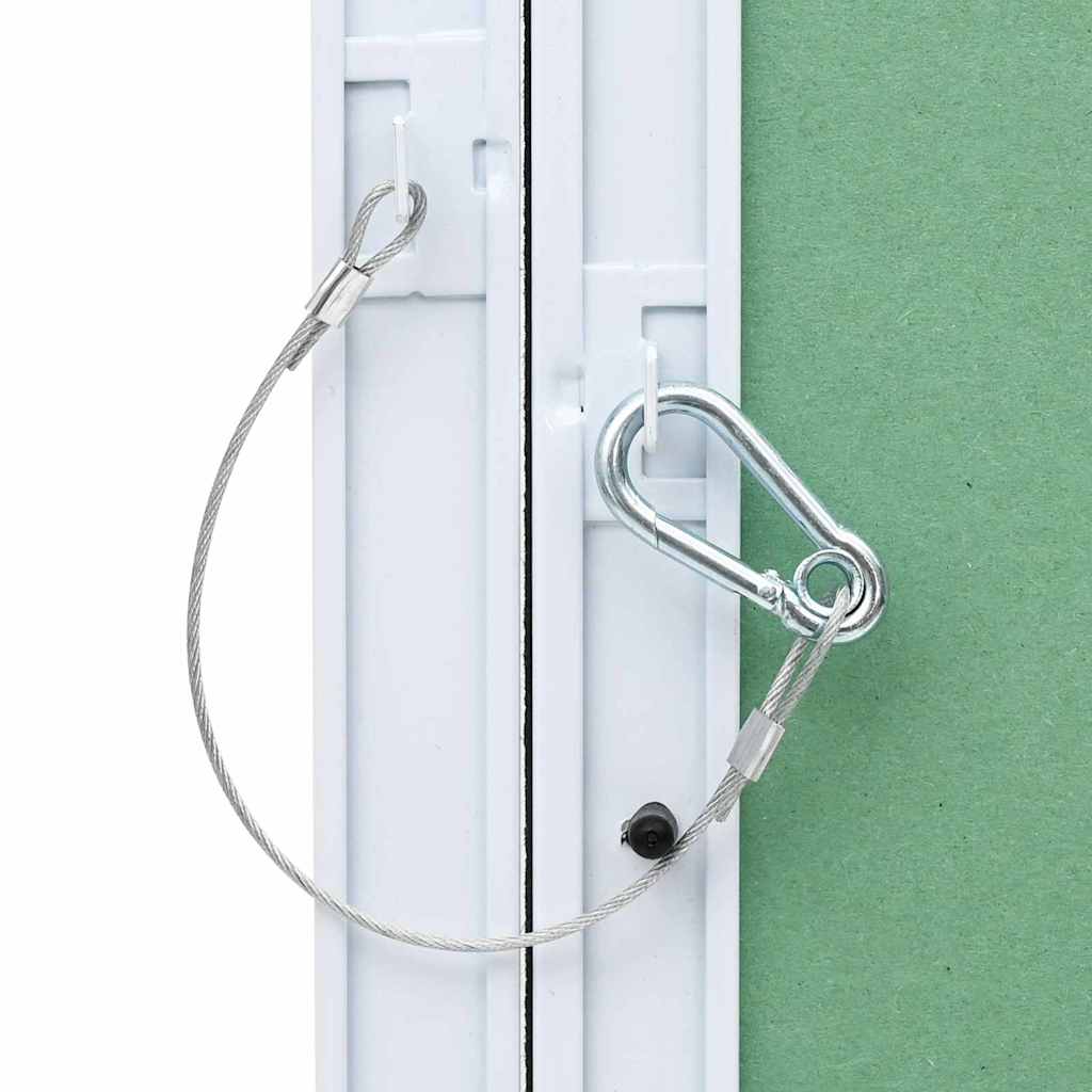 Access Panel Green and Silver 25 x 35 cm