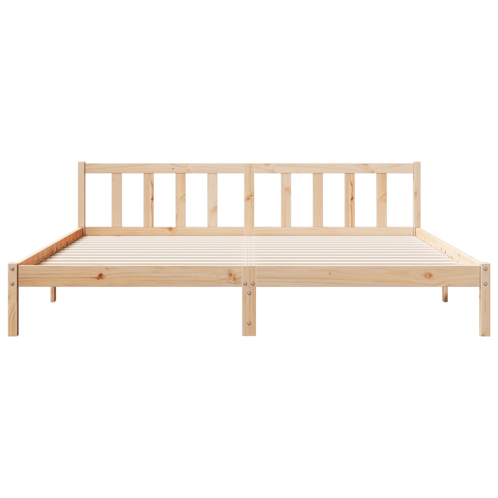 vidaXL Extra Long Bed Frame without Mattress 200x220 cm Solid Wood Pine