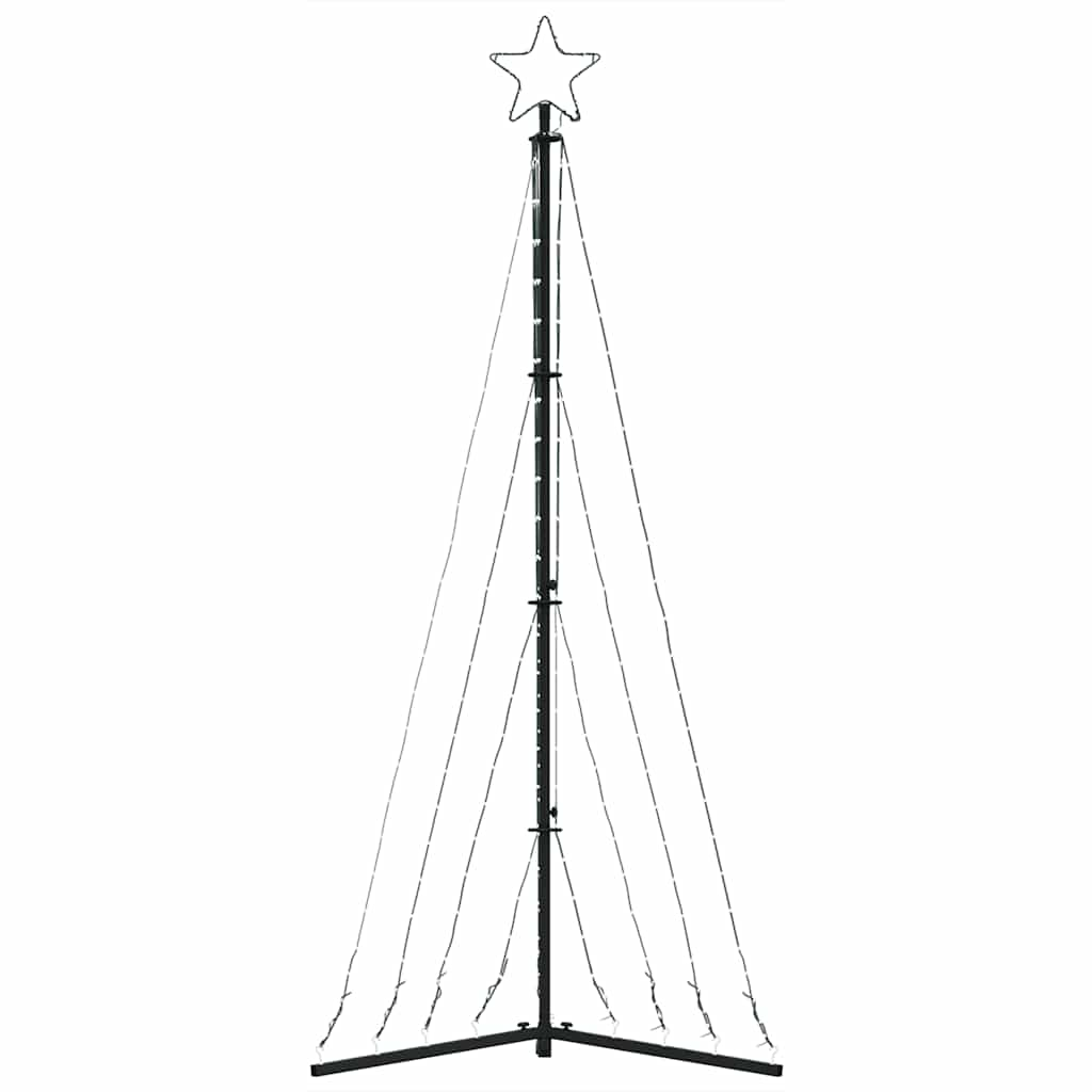 vidaXL LED Christmas Tree 339 LEDs Cold White 187 cm