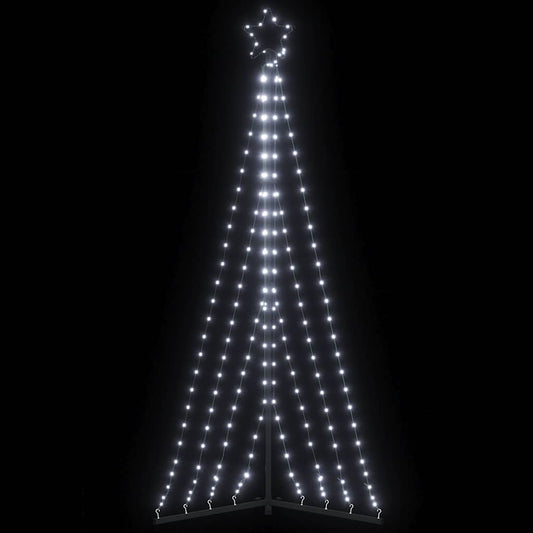 vidaXL LED Christmas Tree 339 LEDs Cold White 187 cm