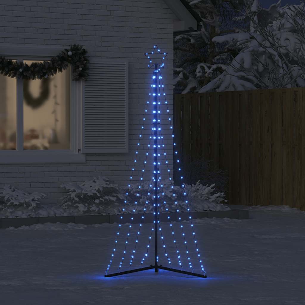 vidaXL LED Christmas Tree 339 LEDs Blue 187 cm