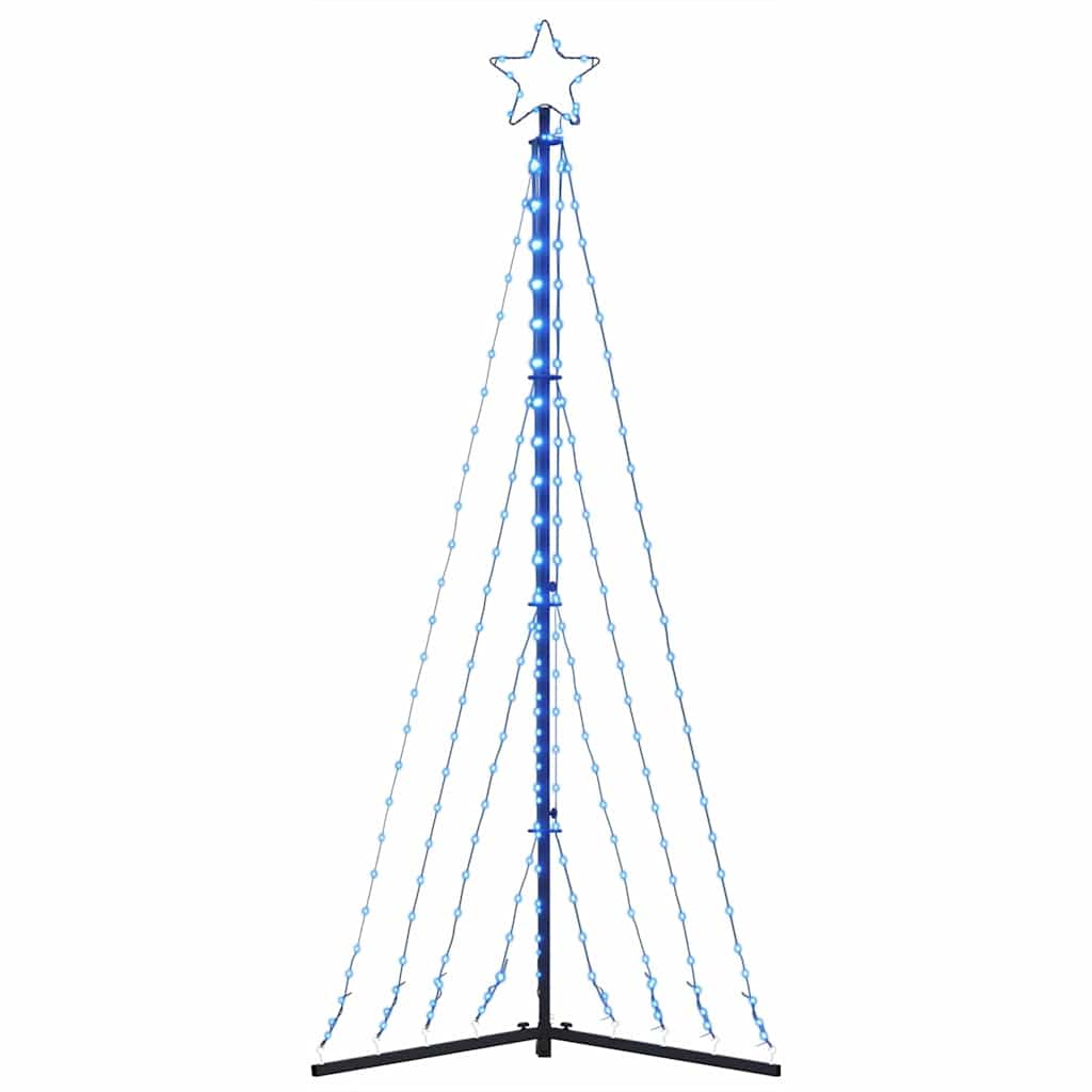 vidaXL LED Christmas Tree 339 LEDs Blue 187 cm