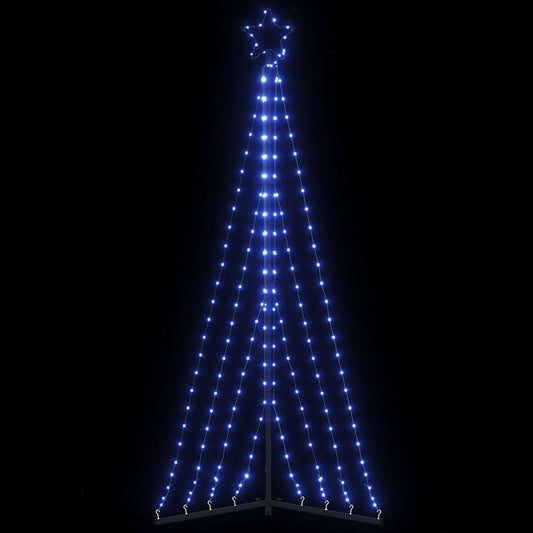 vidaXL LED Christmas Tree 339 LEDs Blue 187 cm