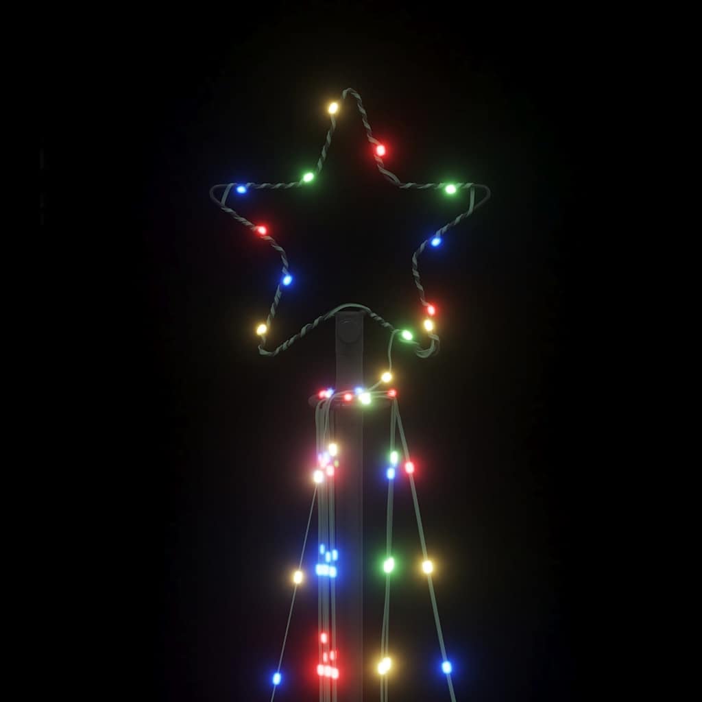 vidaXL LED Christmas Tree 339 LEDs Colorful 187 cm