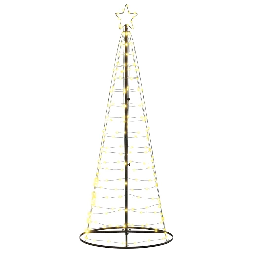 vidaXL LED Christmas Tree 200 LEDs Warm White 182 cm