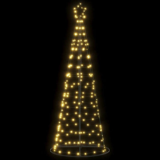 vidaXL LED Christmas Tree 200 LEDs Warm White 182 cm