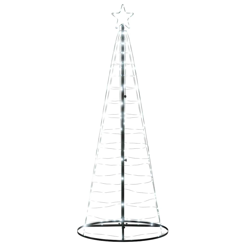 vidaXL LED Christmas Tree 200 LEDs Cold White 182 cm