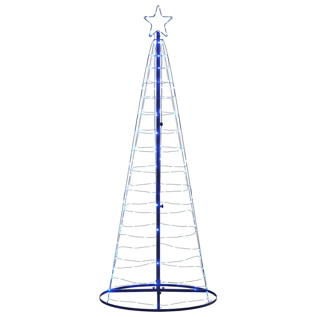 vidaXL LED Christmas Tree 200 LEDs Blue 182 cm