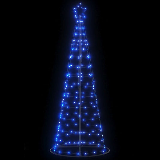 vidaXL LED Christmas Tree 200 LEDs Blue 182 cm