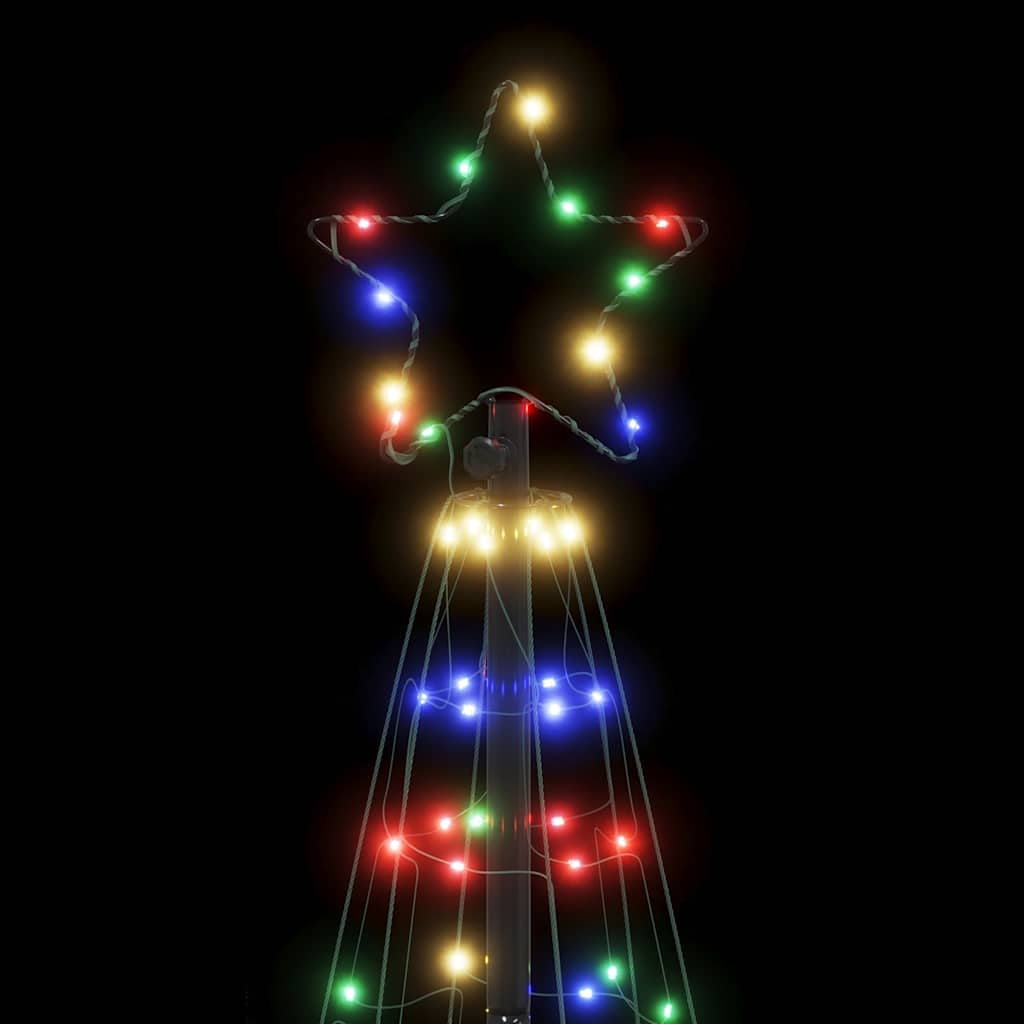 vidaXL LED Christmas Tree 200 LEDs Colorful 182 cm