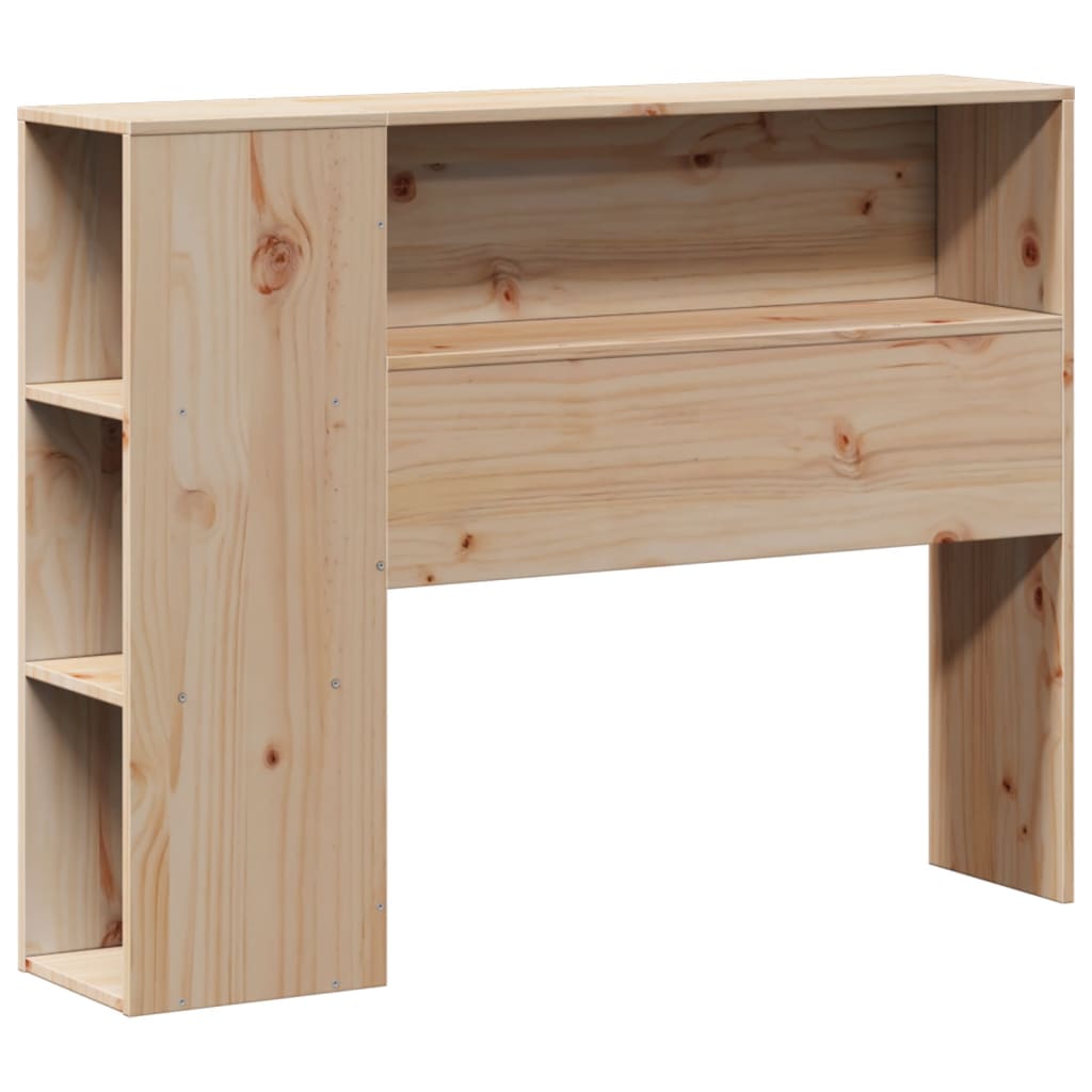 Headboard with Storage 75 cm Solid Wood Pine