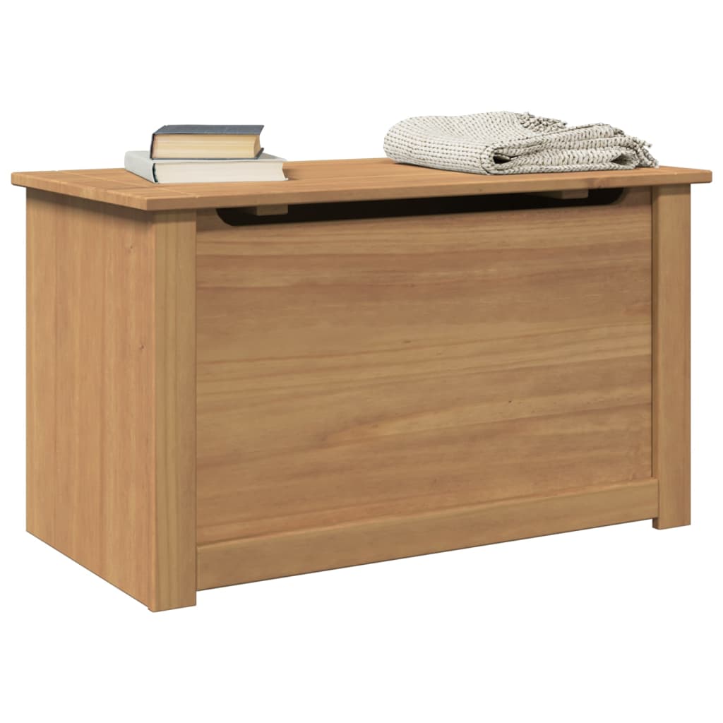 Storage Chest with Lid "PANAMA" 79x42x46 cm Solid Wood Pine