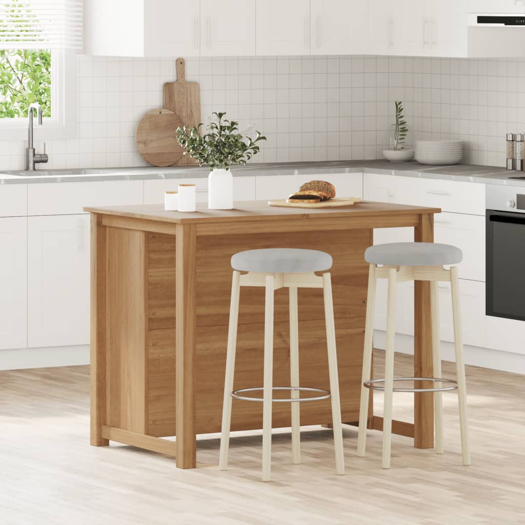 Kitchen Island "PANAMA" 112x77x90 cm Solid Wood Pine