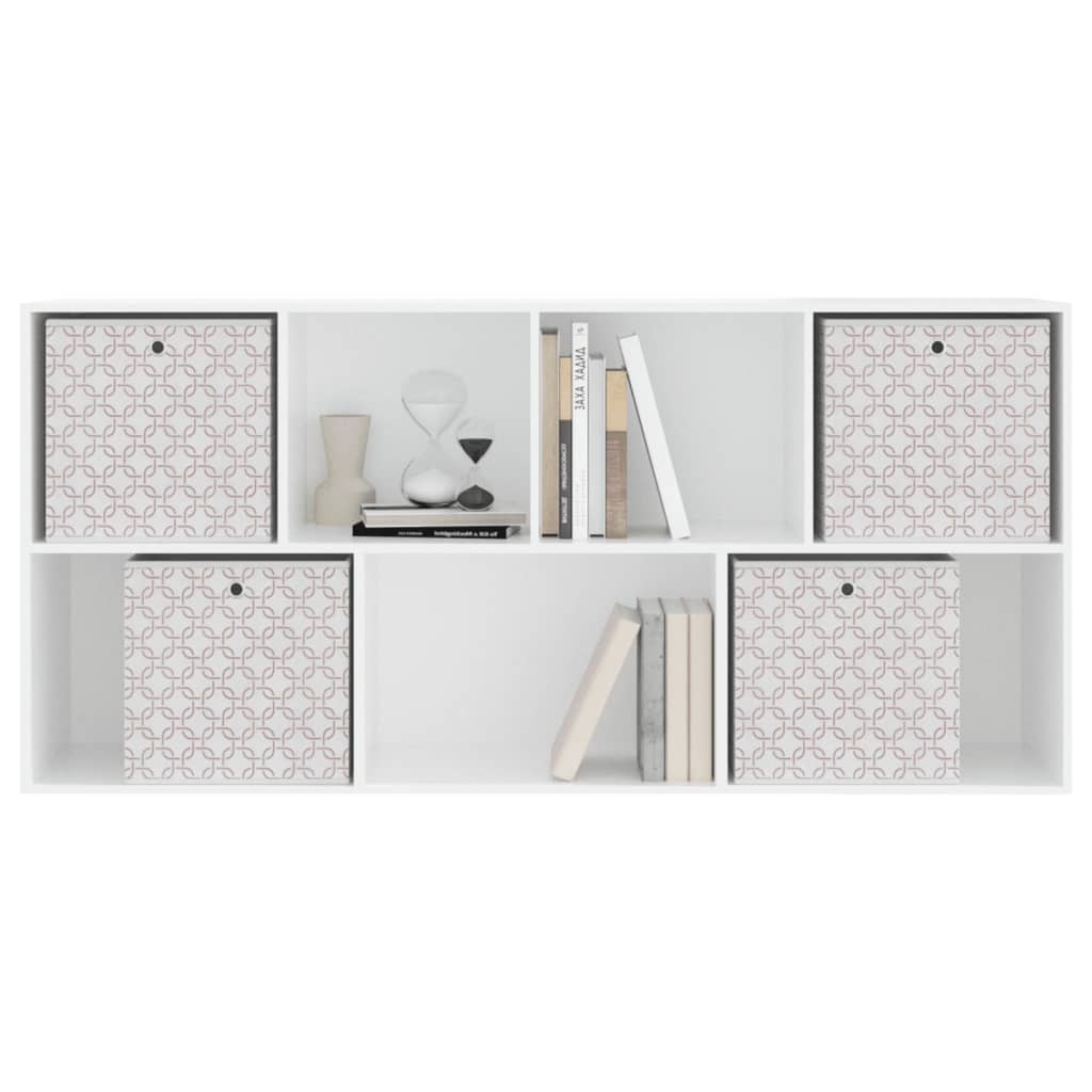 Foldable Storage Boxes 4 pcs Cream 32x32x32 cm Non-woven Fabric