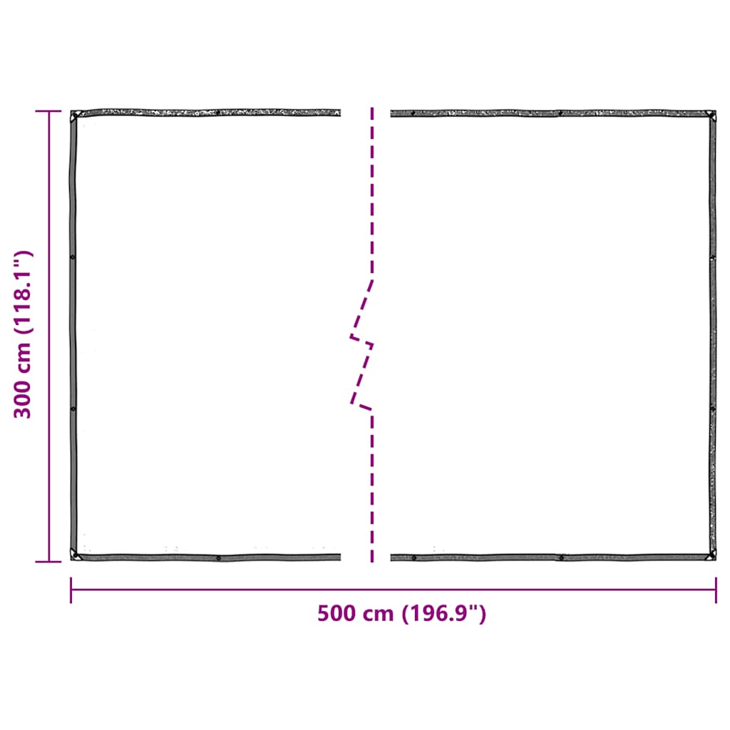 Plant Cover with Eyelets 3x5 m Polyethylene
