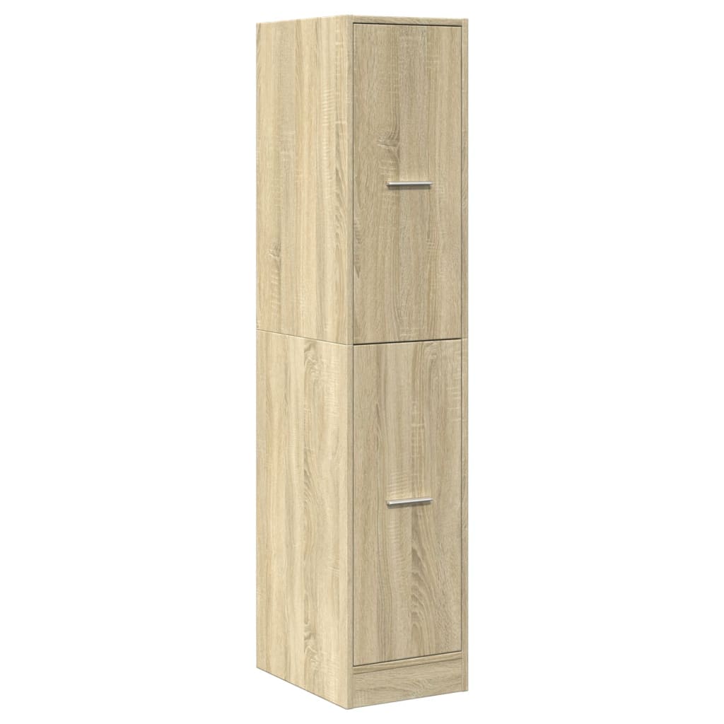 vidaXL Apothecary Cabinet Sonoma Oak 30x41x144.5 cm Engineered Wood