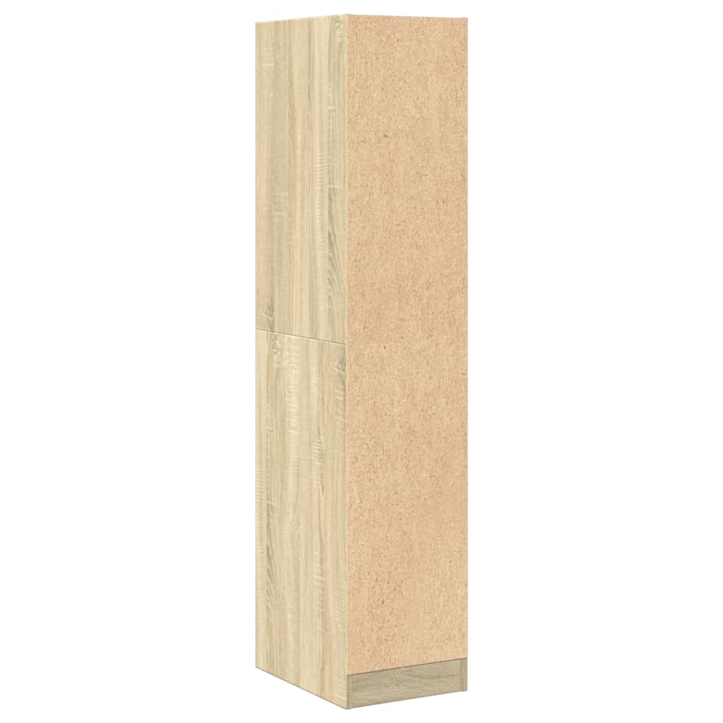 vidaXL Apothecary Cabinet Sonoma Oak 30x41x144.5 cm Engineered Wood