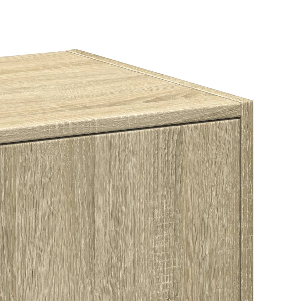 vidaXL Apothecary Cabinet Sonoma Oak 30x41x144.5 cm Engineered Wood