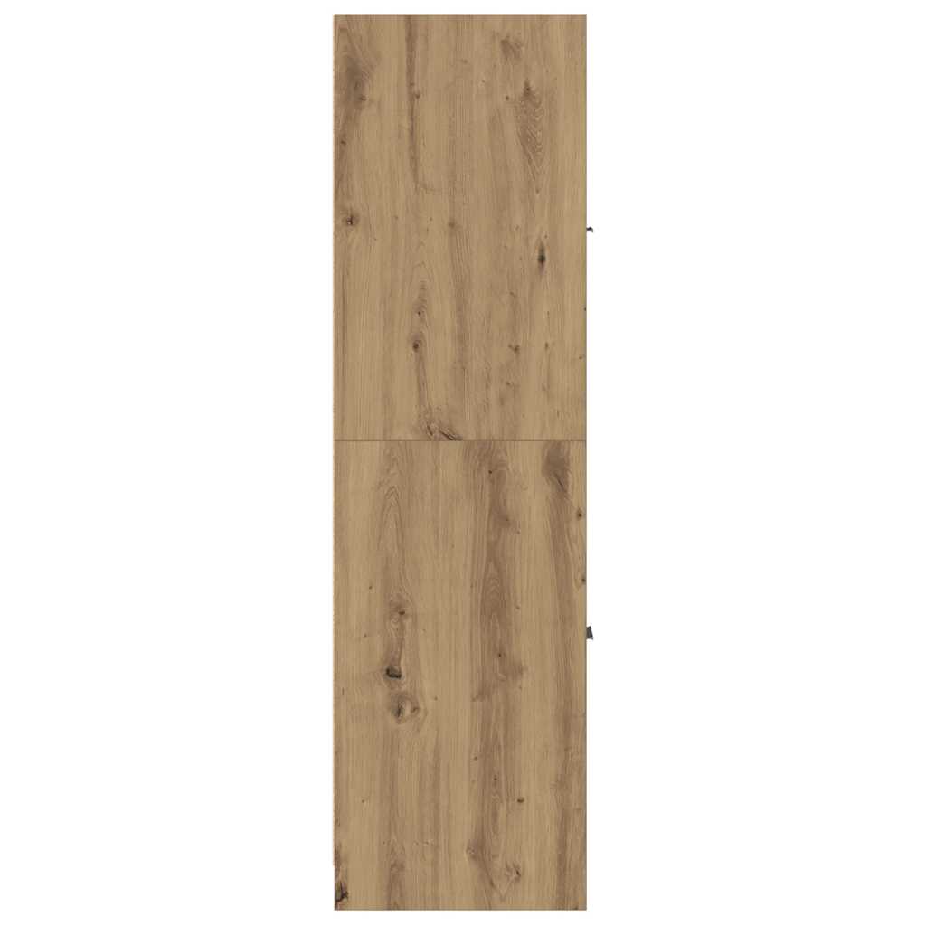 Apothecary Cabinet Artisian Oak 30x41x144.5 cm Engineered Wood