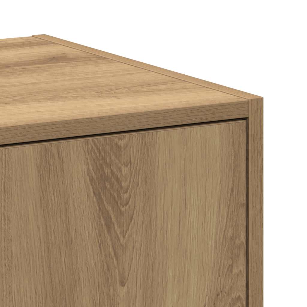 Apothecary Cabinet Artisian Oak 30x41x144.5 cm Engineered Wood