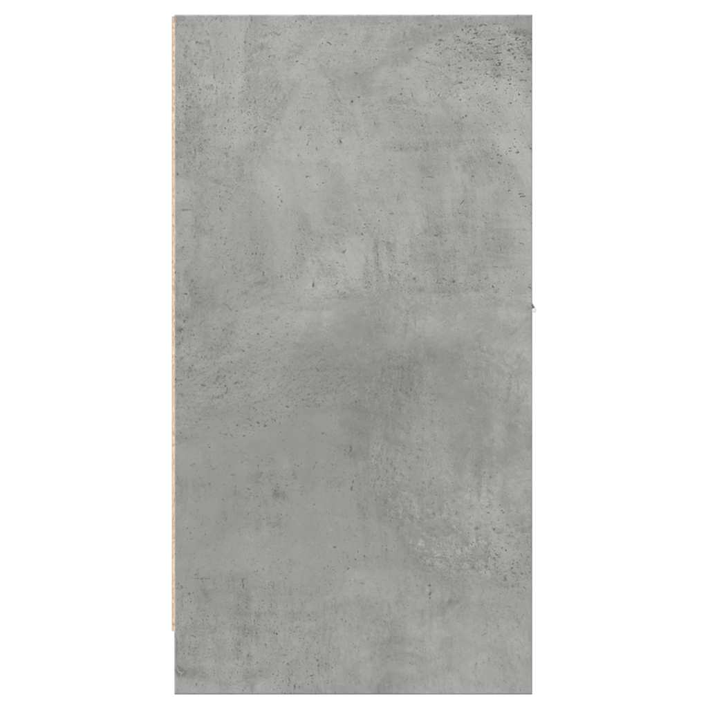 Apothecary Cabinet Concrete Grey 40x41x77,5 cm Engineered Wood
