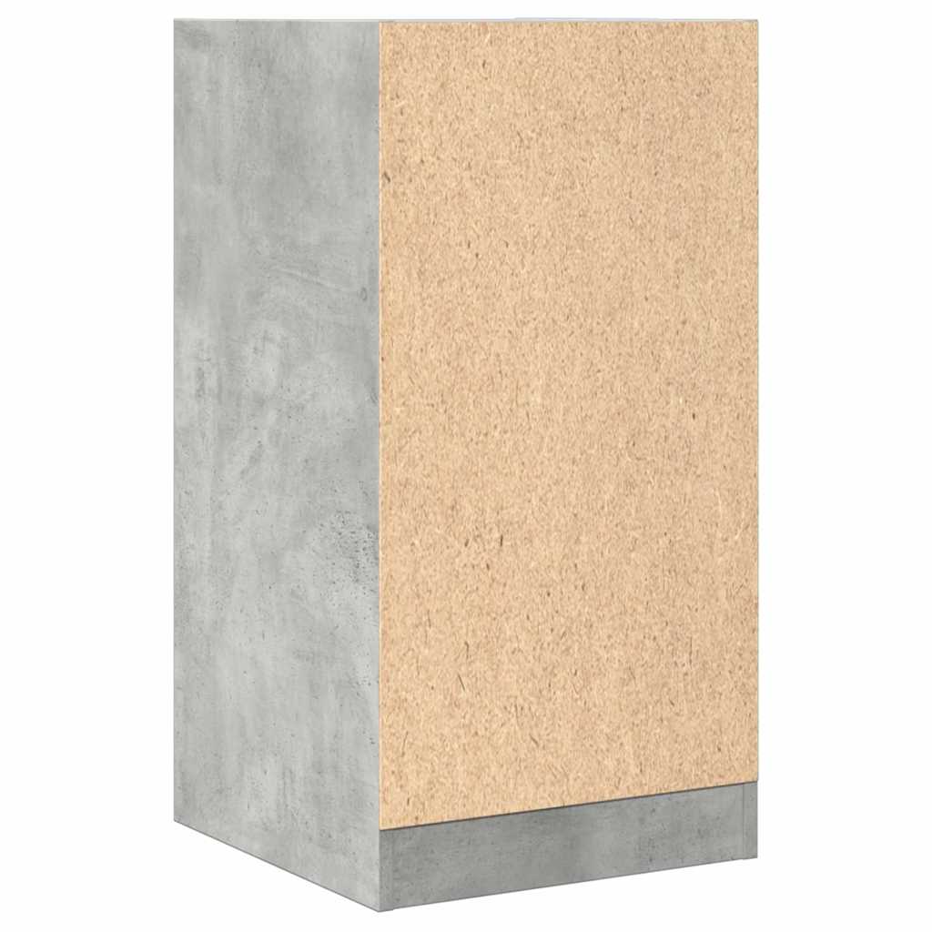 Apothecary Cabinet Concrete Grey 40x41x77,5 cm Engineered Wood