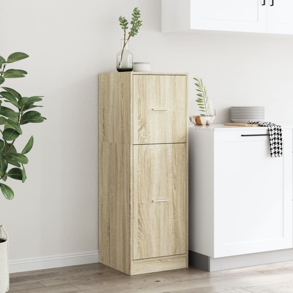 Apothecary Cabinet Sonoma Oak 40x41x118 cm Engineered Wood