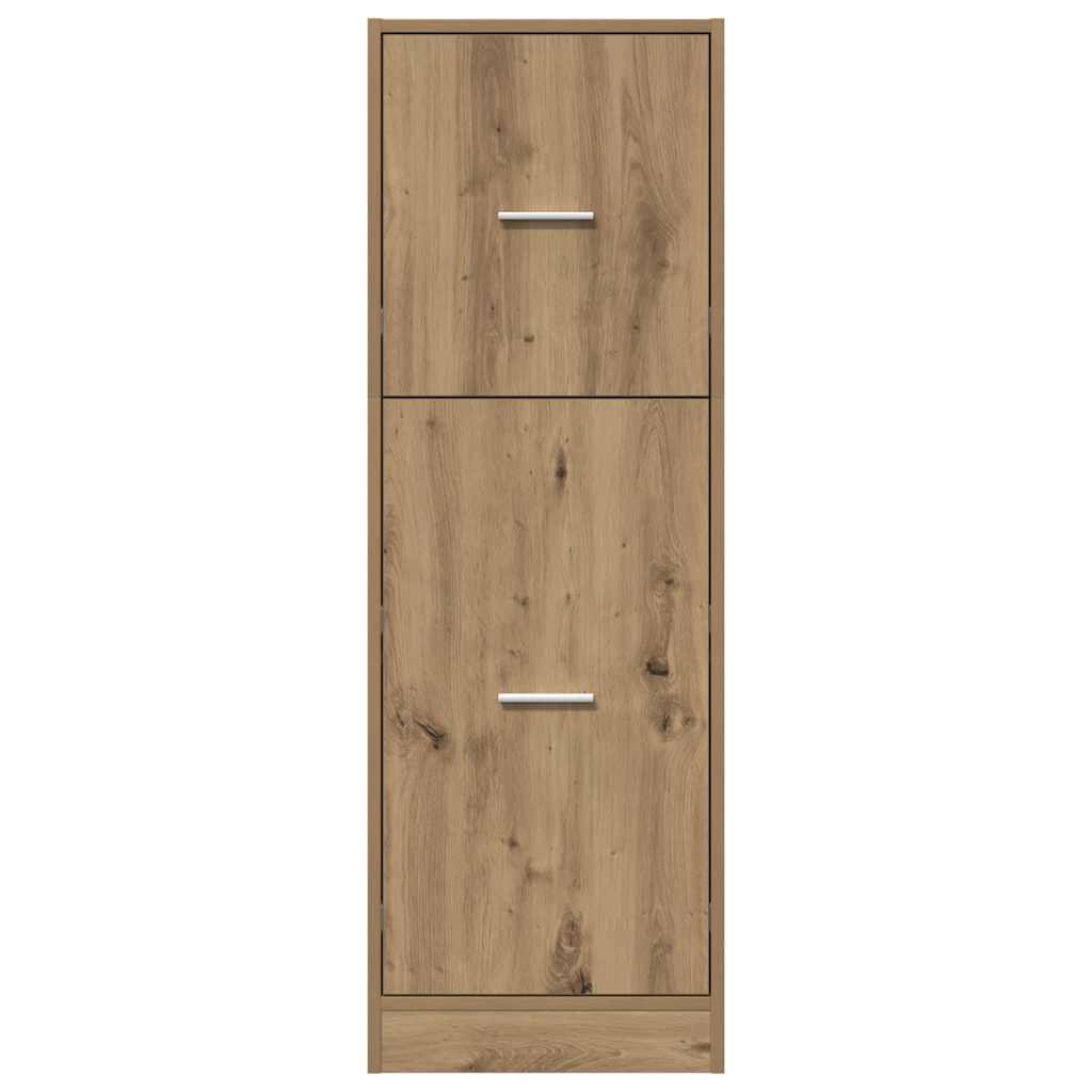 Apothecary Cabinet Artisian Oak 40x41x118 cm Engineered Wood