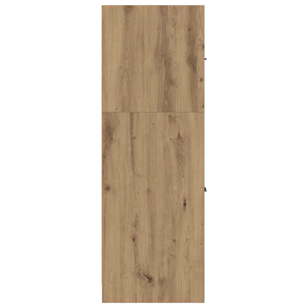 Apothecary Cabinet Artisian Oak 40x41x118 cm Engineered Wood