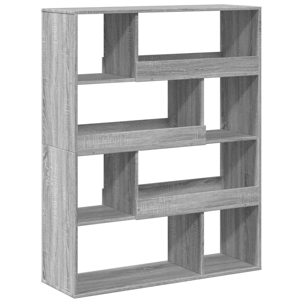 Bookcase Grey Sonoma 100x33x125,5 cm Engineered Wood