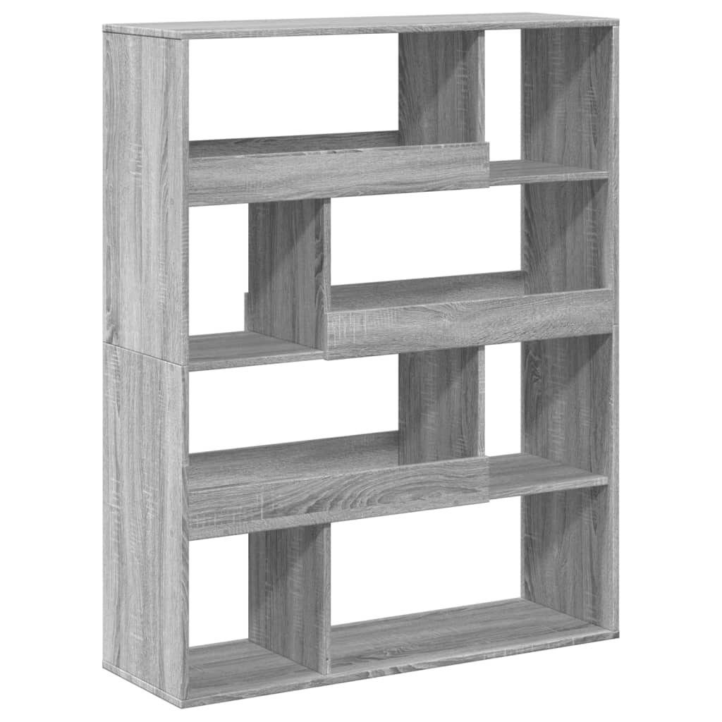 Bookcase Grey Sonoma 100x33x125,5 cm Engineered Wood