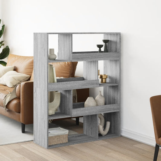 Bookcase Grey Sonoma 100x33x125,5 cm Engineered Wood