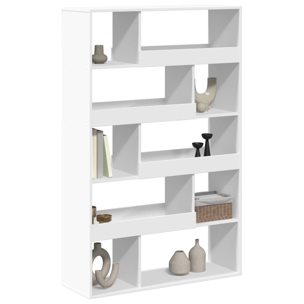 Bookcase White 100x33x156,5 cm Engineered Wood