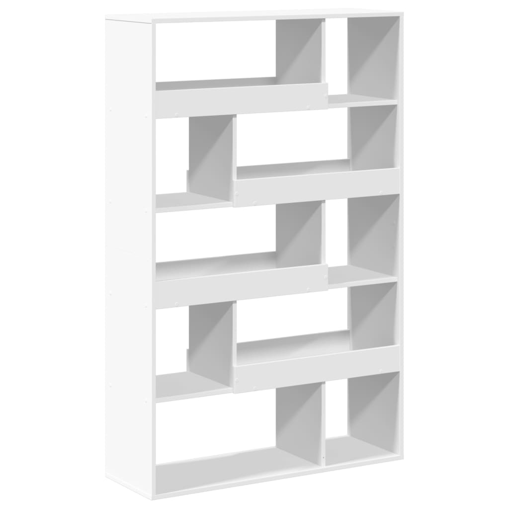 Bookcase White 100x33x156,5 cm Engineered Wood