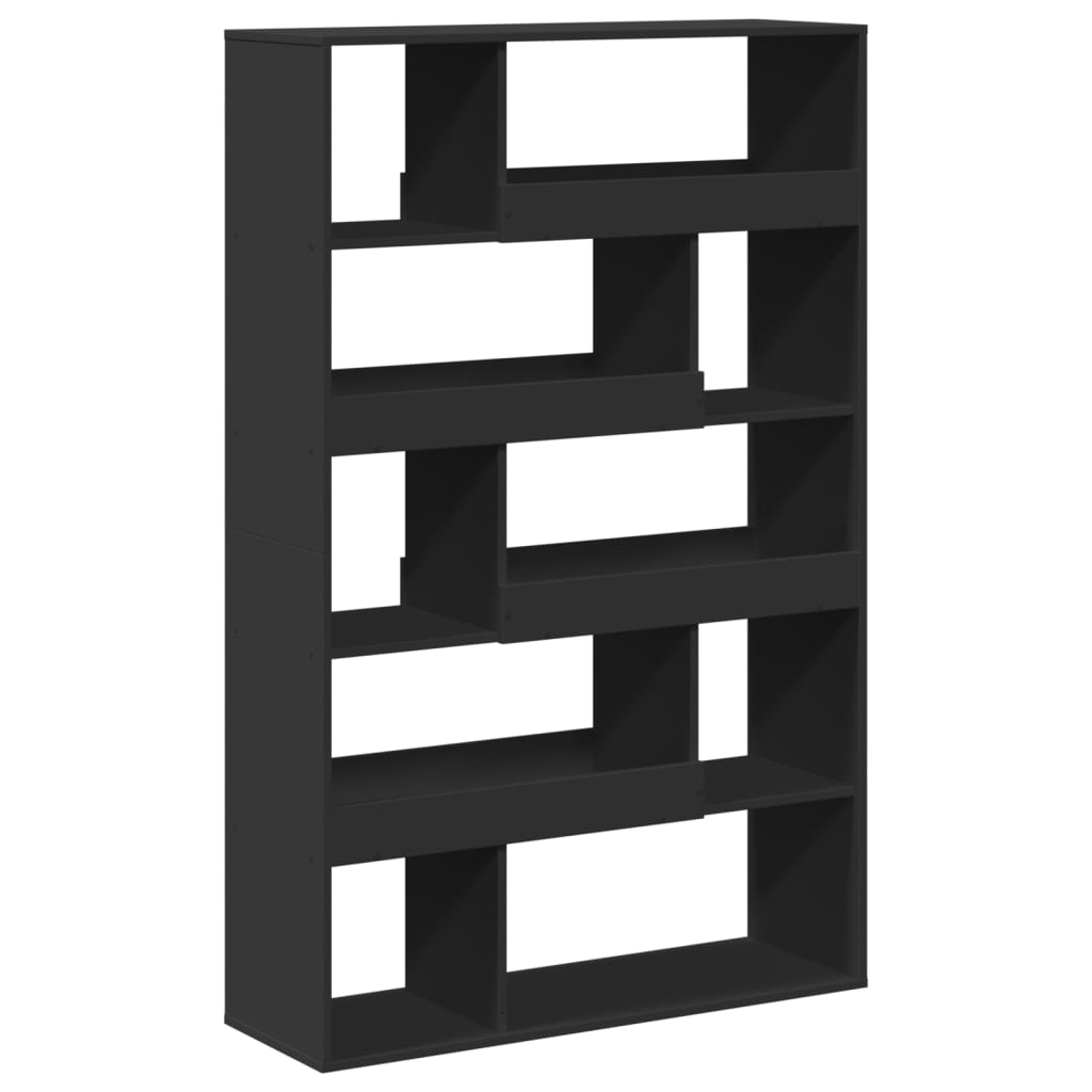 vidaXL Bookcase Black 100x33x156.5 cm Engineered Wood