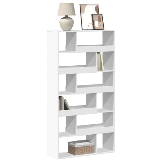 Bookcase White 100x33x187,5 cm Engineered Wood