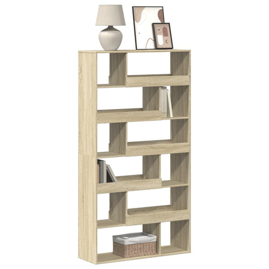Bookcase Sonoma Oak 100x33x187,5 cm Engineered Wood