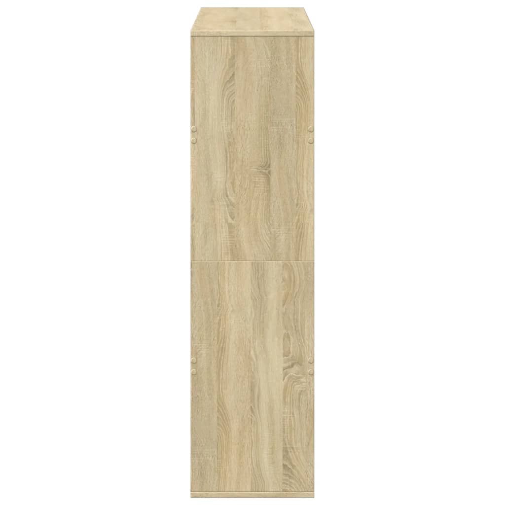 Bookcase Sonoma Oak 100x33x125,5 cm Engineered Wood