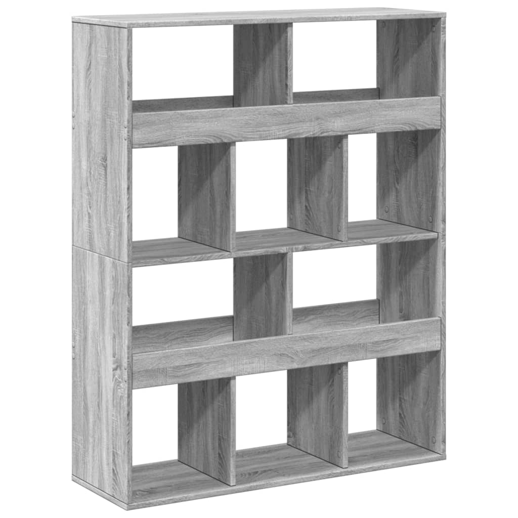Bookcase Grey Sonoma 100x33x125,5 cm Engineered Wood