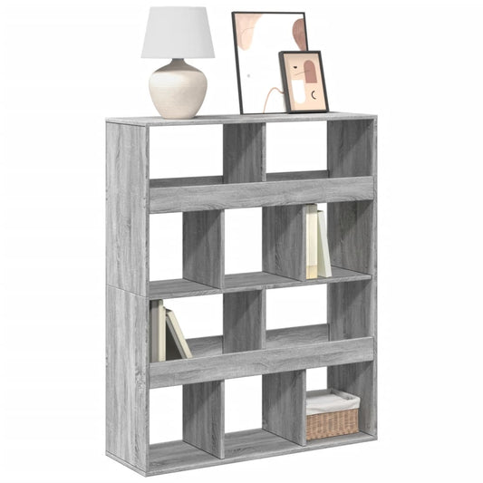 Bookcase Grey Sonoma 100x33x125,5 cm Engineered Wood