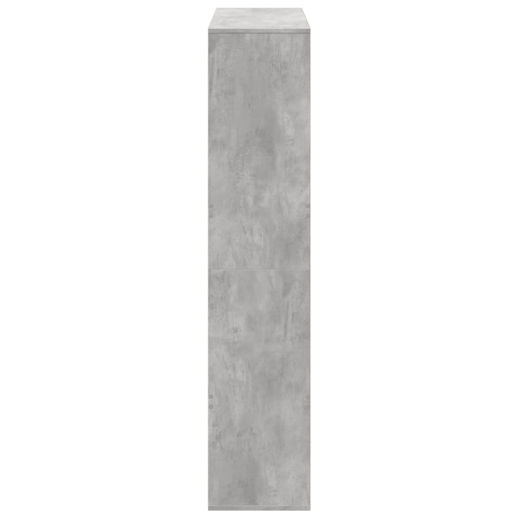 Bookcase Concrete Grey 100x33x156,5 cm Engineered Wood